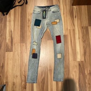 Serenade Mens Patchwork Jeans “New World”